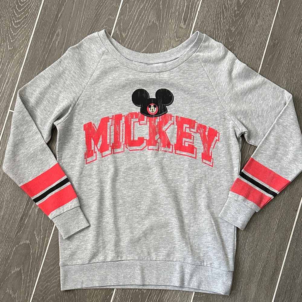 EUC Disney Parks Mickey Mouse “28” long sleeve sz S
